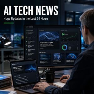AI Tech News showing major technology updates from the last 24 hours