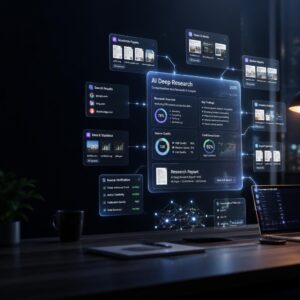 AI Deep Research 2026 analyzing web information and research sources