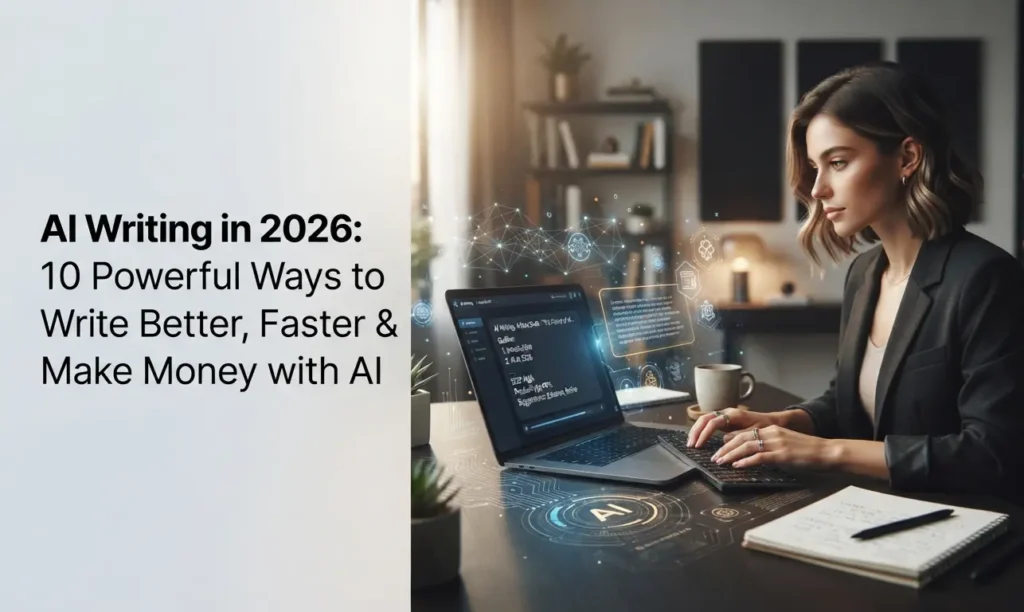 AI writing in 2026 for creating content faster and making money