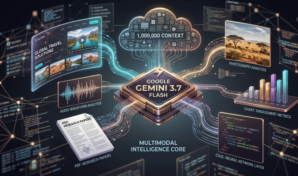 Google Gemini 3.7 Flash 1 million token context window