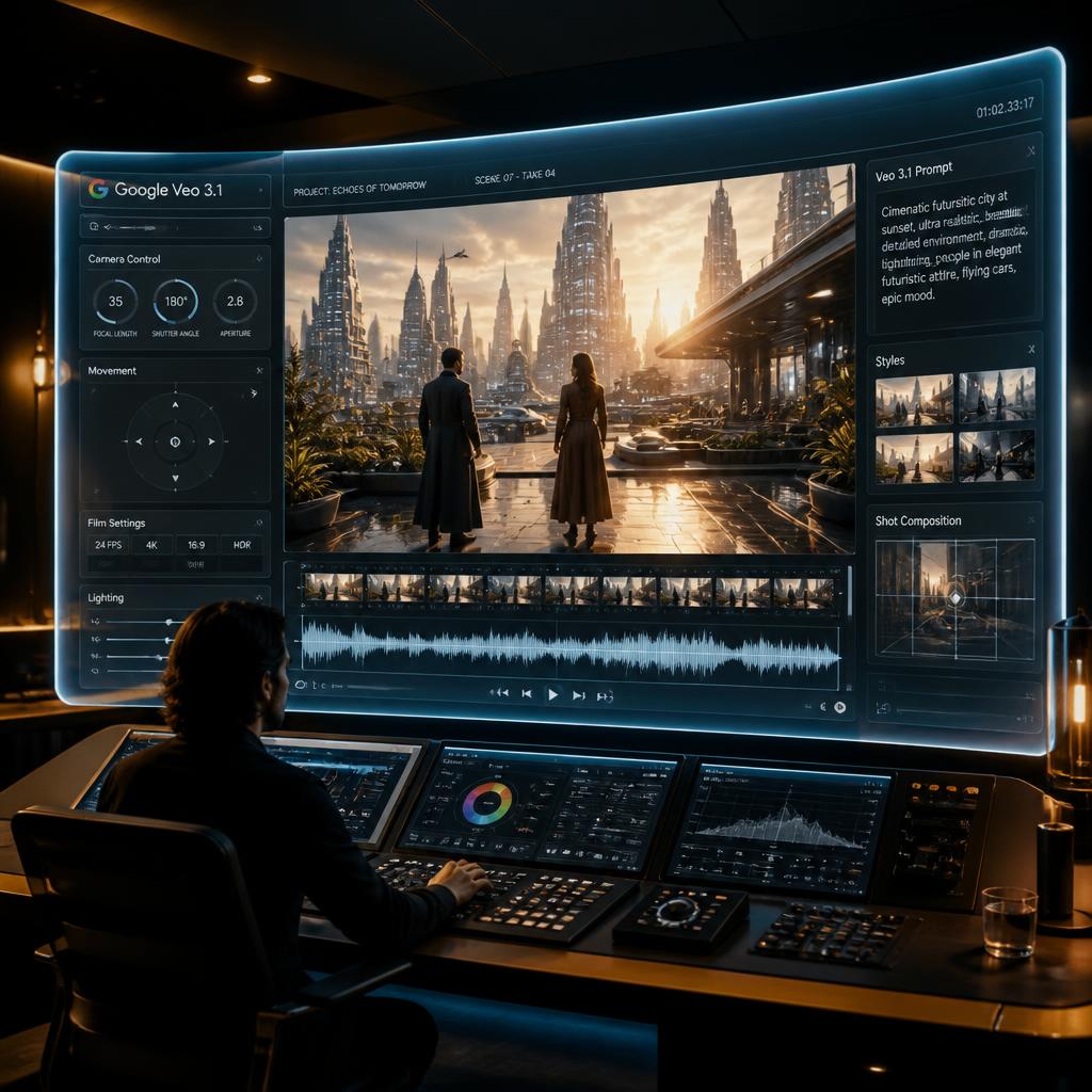 Google Veo 3.1 cinematic AI video generator