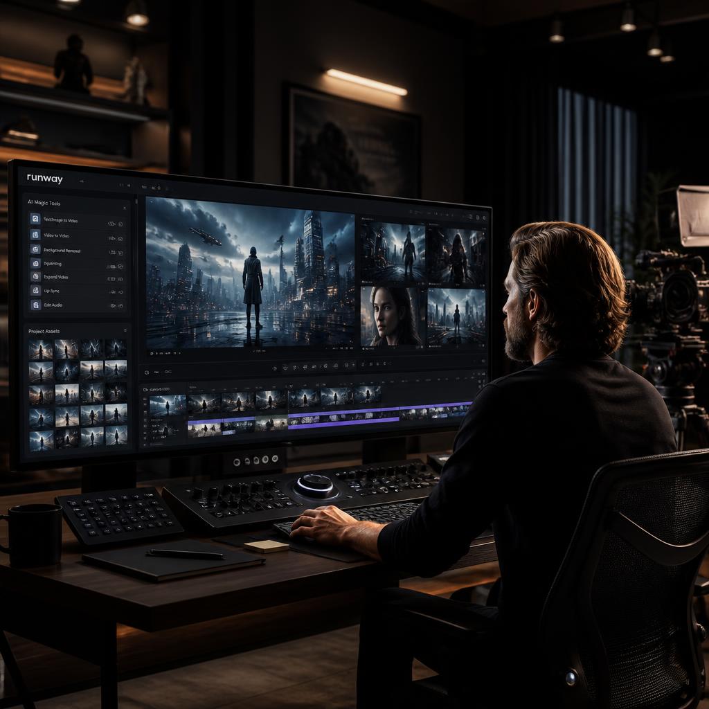 Runway AI video generator for filmmaking in 2026