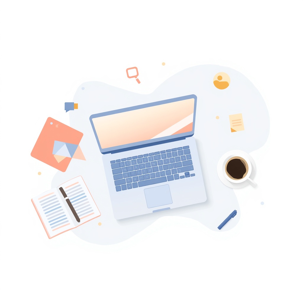 Desk scene representing AI tools for students in 2026